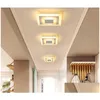 Ceiling Lights Led Lampara Techo Dormitorio Dimmable Surface Mount Flush For Kitchen Corridor Bathroom Study Modern Plafon Drop Deli Dh0Nf