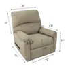 Pokrywa krzesła 4 sztuki Rozkłada rozkładana do salonu Elastyczne rozkładanie ochrony leniwy chłopiec relaks fotela 230209