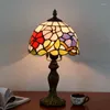 Table Lamps Glass Cover Tete De Lit Heart Lamp Tiffany Green Ceramic Nightstands Gold