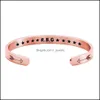 Bangle Rbg Stainless Steel Bracelet Jewelry Letters For Women Men Drop Delivery Bracelets Dhclu