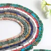 Stone Jewelry Findings Cube Loose Beads 16 Colors 5X1M Cuboid Bead For Diy Handmade Strand Making Bracelet Necklace Earring Drop Deli Dhash