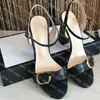Золотые ламинированные кожаные сандалии дизайнерские женские слайды средняя пятка.