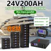 CAN BUS 24V 200Ah LiFePO4 batterie 5KW Max 32 pièces parallèle avec protocole de Communication RS485 batterie solaire au Lithium pas de taxe