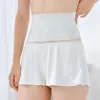 Kvinnors sömnkläder Ice Silk Summer Women's Shorts kjol Sexig hemduk Pants klär sport hög midja sömnbottnar bekväm säkerhet