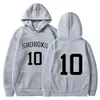 Sweats à capuche masculine Sweatshirts anime slam dunk Sakuragi hanamichi 10 nombres sweat-shirt 230210