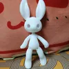 Bonecas de 145cm de altura 3d resina impressa rabbit boneca Pet Multi -Joint Movável 112 18 BJD Rabbit Doll Dress Vesty Up Toy 230210