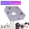 猫のおもちゃインタラクティブなsqaureマジックボックス自動フェザーからのスティックゲームエレクトリックセルフプレイエクササイズ230210