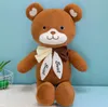 Necktie love bear doll couple bear pillow teddy bear plush toy graduation gift wholesale