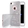 3 in 1 glitter case voor iPhone 14 Pro Max 14Plus 13 12 11 PU TPU Clear Bling Shining Flash Hard Back Cover Skin Shell voor smartphone