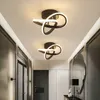 S moderno LED personalizado en forma de flor porche pasillo luz nórdica cocina lámpara de techo 0209