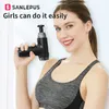 Sanlepus puls pistolet lcd Wyświetlacz elektryczny masażer głębokie rozluźnienie mięśni dla ciała na szyję ramię fitness ból bólu bólu 0209