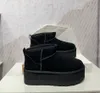 5 см сапоги австралийские сапоги женские тапочки тапочки Tazz Slides платформы замше