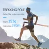 Trekking Poles Aonijie E4201 Lätt vikbar hopfällbar snabblås Trekking Pole vandringsstång som kör Walking Stick Carbon Fiber 230210