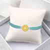 Bracelets de cheville poire collier pour femmes Boho tressé corde plage chaîne amitié pied bijoux gros épais cerceau boucles d'oreilles