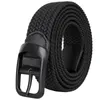 Ceintures Drizzte grande taille ceinture 100 cm à 190 cm grand grand hommes élastique extensible tressé tenue décontractée BlackBelts