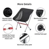 Camp Furniture Outdoor Ultralight Folding Camping Chair Bearing 150KG Picnic Hiking Travel Foldable Fishing Portable Chair Beach Moon Chair 230210