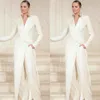 Zweiteilige Hosen für Damen, weiß, zweireihig, langer Blazer, Damenanzüge, elegantes Designer-Set mit weitem Bein, Promi-2-Teiler, maßgeschneidert, 230209