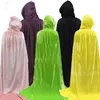 Acessórios para figurinos 11 cores 150 cm de halloween vampiro capa adulto manto bruxa mágica roupas