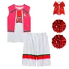Set di abbigliamento Stagione 4 del film Chrissy Cosplay Hawkins High School Cheerleader Uniforme Adulto Bambini Halloween Party Suit W230210