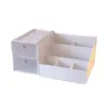 Caixas de armazenamento Capacidade de grande capacidade Cosmética Bedroom Recipiente de gaveta de jóias de jóias de jóias para desktop