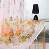 Kurtyna jodełka prysznic tiul tiulowy okno sheer drzewa drape domowe tekstylia Pokaż zasłony do łazienki