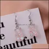 Charm Creative Cute Cartoon Colorf Bear Earrings Harts Candy Party Travel Wear Jewelry Earring Drop Leverans Dhysg