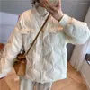 Women's Trench Coats Women Winter Coat Down Cotton Jacket Short Light And Warm Casual Pocket Baseball Shirt Thick Plus Size Parkas Clothes