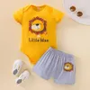 Clothing Sets KISKISSING Two Pieces Set Children Boys Newborn Baby Clothes for Summer Charm Animal Mother Kids Children's Suit Baby Clothes W230210