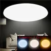 Lumières lumière LED Dimmable 48W 220V avec 3 couleurs réglables pour chambre salon salle de bain plafonnier moderne 0209
