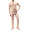 Herrens termiska underkläder män långa johns ultratunna toppar och byxor sätter premiumkvalitet mjuk lös avslappnad