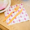Disposable Dinnerware Multicolor Plastic Fork Spoon Knife Green Pink Yellow Tableware Birthday Wedding Party Decoration Supplies