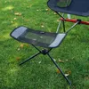 Camp Furniture HooRu Portable Camping Moon Chair Lightweight Aluminum Folding Picnic Beach Chairs Outdoor Travelling Fishing Hiking Garden Seat 230210