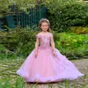 Girl Dresses Baby Princess Flower Appliques Bow Ball Gown Birthday Pageant Robe de Demoiselle Prima cerimonia di comunione