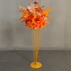 Nouveau guide de route d'art de fer de mariage arrangement de fleurs dispositif de fleur table de mariage décoration florale style guide de route géométrique