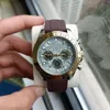 Zegarek modowy męski 40 mm Automatyczny kwarcowy ruch czasowy Watch Watch Watch Watch męskie sporty sportowe i rekreacyjne zegar gumki składający klamra Dhgate 007 zegarek dla mężczyzn