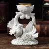 Ljusstakar Bird Sculpture Holder Candleholder Votive Stand Tealight Candelabra Candlestick Decor for Party Bedroom