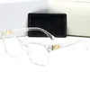 女性用老眼鏡ラウンドサングラスデザイナーサングラスメンズ透明クラシッククリア光学ゴーグルホワイトボックスヴァーサージュサングラス