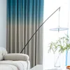 Curtain Curtains For Living Room Dining Bedroom European Style High Shading Gradient Flannel Chinese Simple Modern Windows