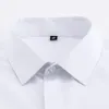 Men's Casual Shirts Solid Classic French Cuffs Dress Shirt Long Sleeve Covered Placket Formal Business Standard fit Office Work White 230209