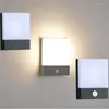 Applique Roukeymi LED lumières de jardin avec capteur de mouvement étanche extérieur terrasse cour balcon lumière porte allée avant