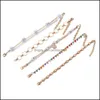 Link Chain Boheemian Gold Tassel armbanden Sets voor vrouwelijke sieraden Hand Braw Bracelet Set Drop Delivery Dhijh