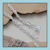 Link Chain 925 Sier Plated Bracelet Fine For Women Girls Fashion Designer 4Mm Twist Wholesale Drop Delivery Jewelry Bracelets Dhkqp