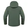 Giacche da uomo Giacche Soft Shell in pelle di squalo militare Giacche da uomo tattiche antivento impermeabili Giacche da combattimento militari da uomo Cappotti bomber con cappuccio 230210