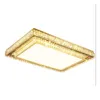 Plafonniers Rec Cristal LED Lampe Pour Salon Chambre Toit Maison Or Mode Moderne Décoration Lustre Luminaire Dro Dhdqz