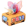 Intelligensleksaker Montessori Tissue Box Sensory Toys for Babies 6 12 månader Pull Baby Game Development 1 Year 230209