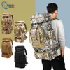 80L Waterproof Climbing Hiking Military Tactical Backpack Bag Camping Mountaineering Outdoor Sport Molle 3P Bag3020