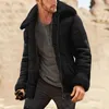 Men's Jackets 420 Jacket Men Autumn And Winter Coat Lapel Collar Over Coats For Outdoor