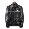 23ss Men's coat designer leather jacket carat chain embroidered letter jacket stand collar bomber fashion street wear size M-3XL