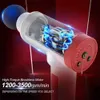 Professional Pro Body Fascial Gun Muscle r Machine 12mm Rechargeable Massagegun pour Sport Fitness 0209