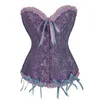 Bustiers Corsets Corset Top Bustier Overbust Lingie Women Sexy Crocade Plus Brocade Vintage Costum